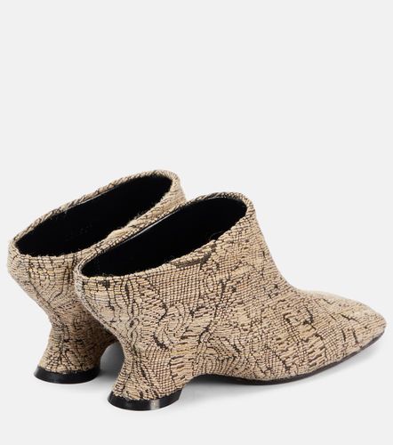 Jacquard wedge mules - Dries Van Noten - Modalova