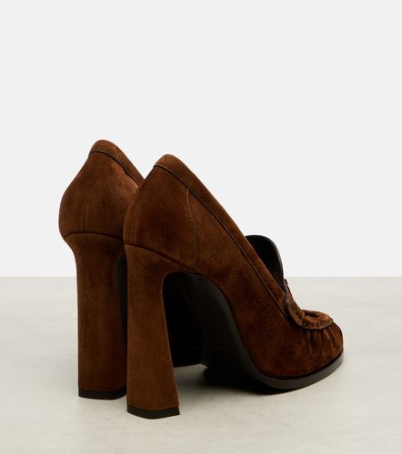 Le Loafer 110 suede loafer pumps - Saint Laurent - Modalova