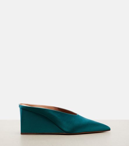 Alaïa Mules Cube in raso con zeppa - Alaia - Modalova