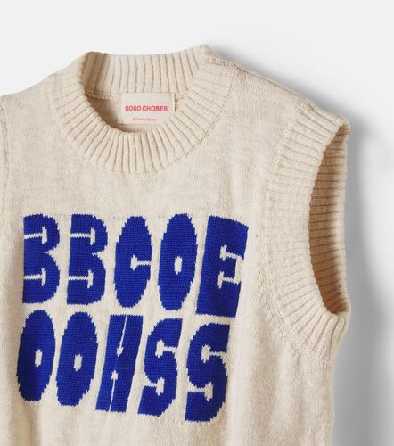 Chaleco en mezcla de algodón con logo - Bobo Choses - Modalova