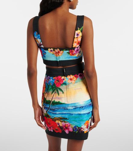 Dolce&Gabbana Printed crop top - Dolce&Gabbana - Modalova