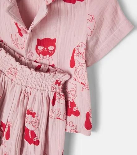 Bebé - set Mini Babies de camisa y pantalones de algodón - Mini Rodini - Modalova