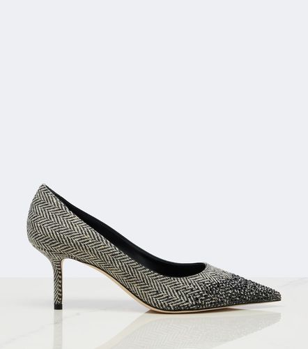 Love embellished herringbone pumps - Jimmy Choo - Modalova