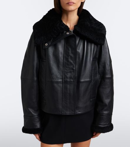 Chaqueta de piel acolchada con borrego - Sportmax - Modalova