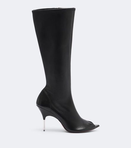 Botas altas Bruna de piel - Amina Muaddi - Modalova