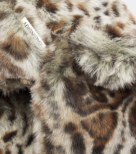 Leopard-print aviator hat - Ruslan Baginskiy - Modalova