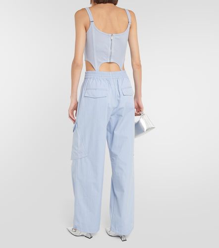 Low-rise wide-leg cargo pants - Dion Lee - Modalova
