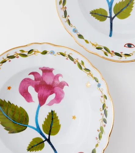 Set de 4 platos hondos Fabula Profumo de porcelana - Bitossi - Modalova