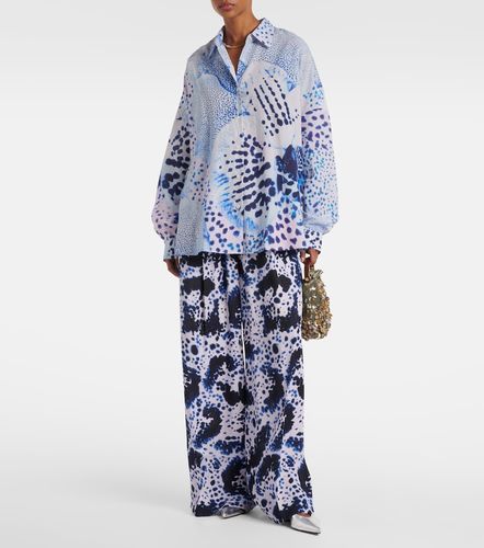 Camicia in cotone con stampa - Dries Van Noten - Modalova