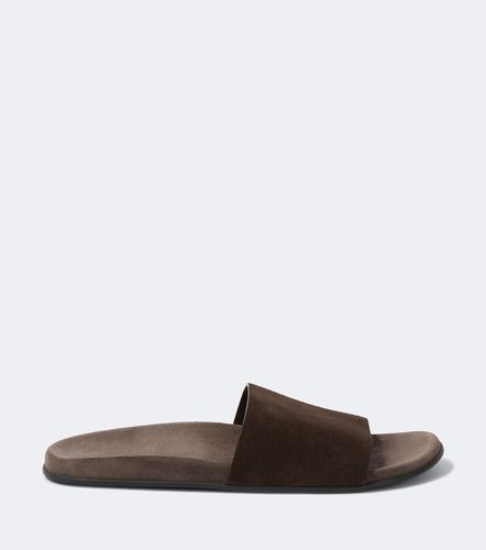 The Row Hugh suede slides - The Row - Modalova