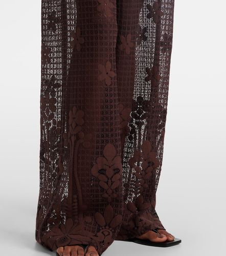 Viv off-shoulder cotton-blend jumpsuit - Melissa Odabash - Modalova