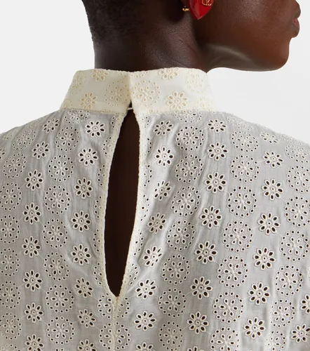 Mossi bow-detail cotton top - Valentino Garavani - Modalova
