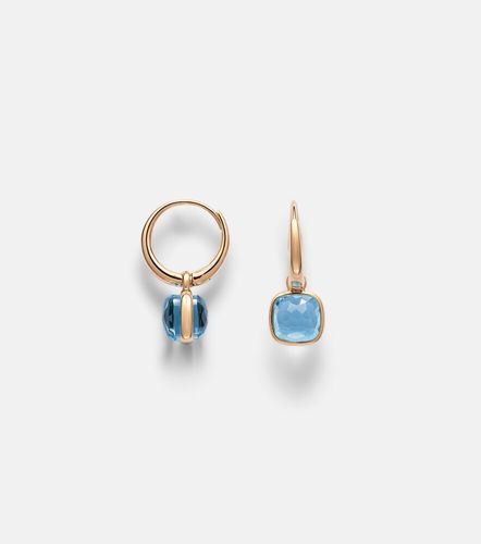 Pendientes Nudo Mini de oro rosa de 18 ct con topacios - Pomellato - Modalova