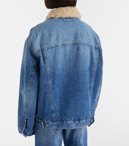Giacca di jeans con teddy - Acne Studios - Modalova