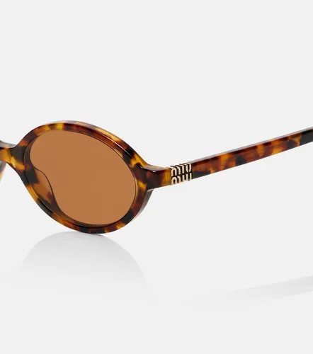 Miu Miu Miu Regard oval sunglasses - Miu Miu - Modalova