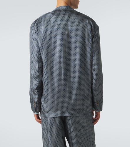 Blazer cruzado estampado - Giorgio Armani - Modalova