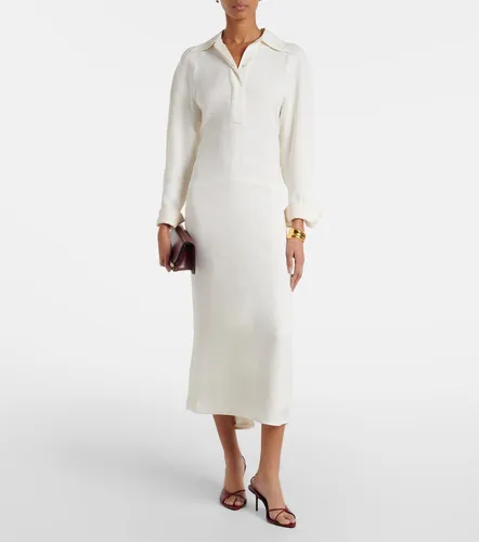 Victoria Beckham Midikleid aus Cady - Victoria Beckham - Modalova