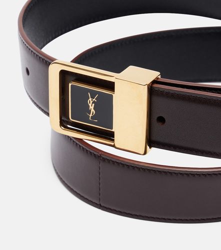 Cassandre leather belt - Saint Laurent - Modalova