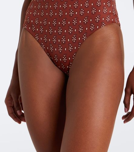 Ruffled printed swimsuit - Johanna Ortiz - Modalova
