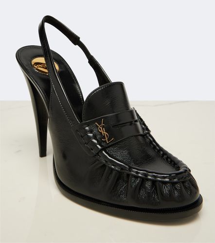 Le Loafer leather slingback pumps - Saint Laurent - Modalova