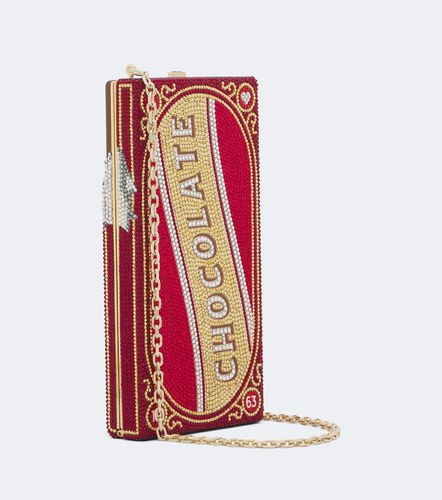 Clutch Candy Bar Milk Chocolate adornado - Judith Leiber Couture - Modalova