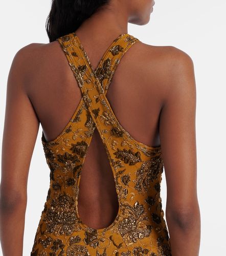 Saint Laurent Minikleid aus Brokat - Saint Laurent - Modalova