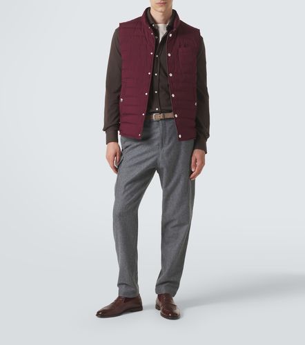 Camicia in piqué di cotone - Brunello Cucinelli - Modalova
