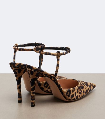 Pumps slingback in velluto - Gianvito Rossi - Modalova
