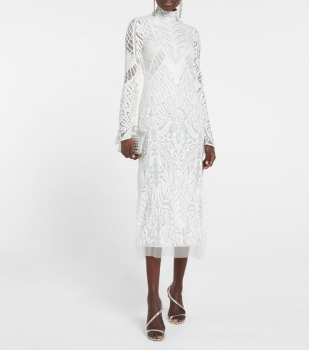 Abito midi da sposa Borghese in pizzo - Galvan - Modalova