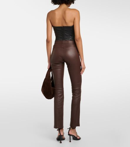 Stouls Leather bootcut pants - Stouls - Modalova