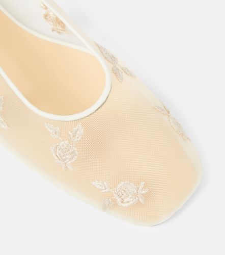 Embroidered mesh ballet flats - Magda Butrym - Modalova