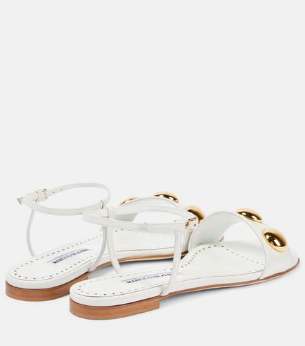 Chaouhen embellished leather sandals - Manolo Blahnik - Modalova