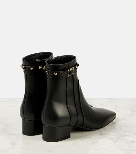 Stiefeletten Rockstud 40 aus Leder - Valentino Garavani - Modalova