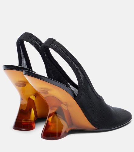 Mesh wedge slingback pumps - Dries Van Noten - Modalova