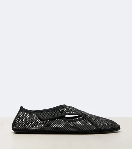 Alaia Fishnet slip-on shoes - Alaia - Modalova