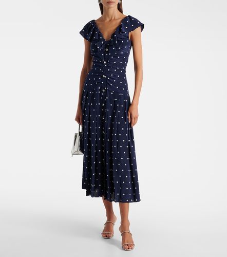 Alessandra Rich Midikleid aus Seide - Alessandra Rich - Modalova