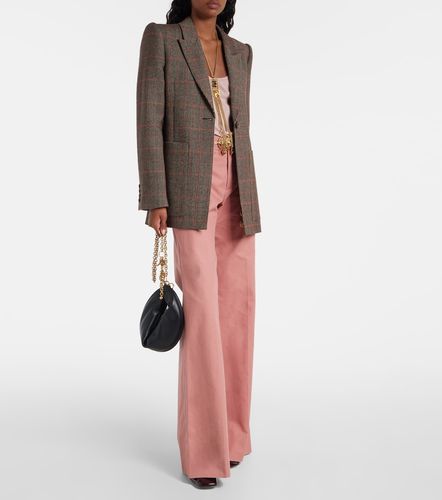 Chloé Blazer de lana virgen a cuadros - Chloe - Modalova