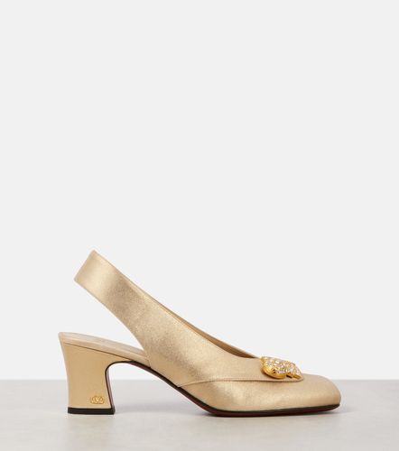 Slingback-Pumps Adamantine mit Kristallen - Valentino Garavani - Modalova