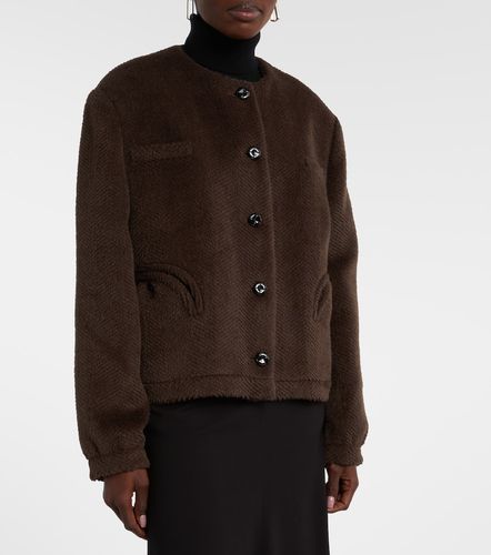 Gliss chevron alpaca and wool jacket - Blaze Milano - Modalova