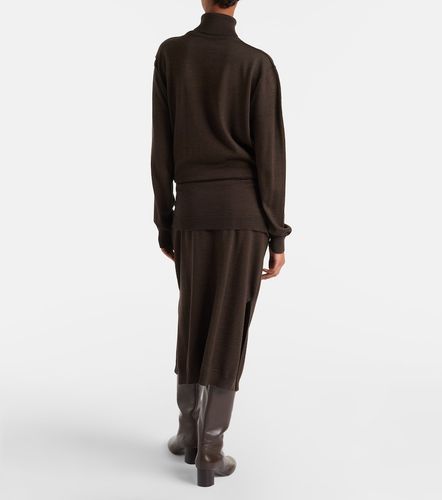 Turtleneck wool-blend midi dress - Lemaire - Modalova