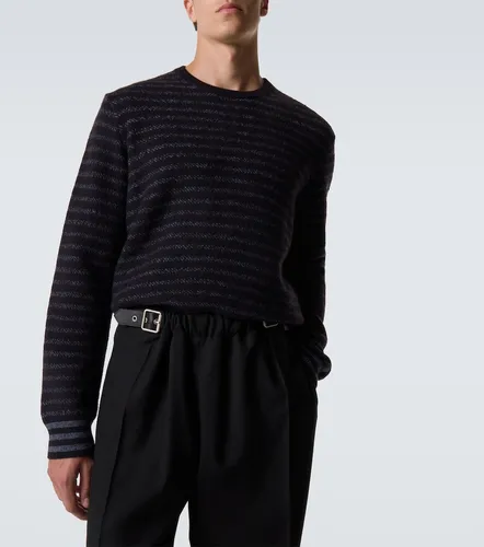Jersey de lana a rayas con anagrama - Loewe - Modalova