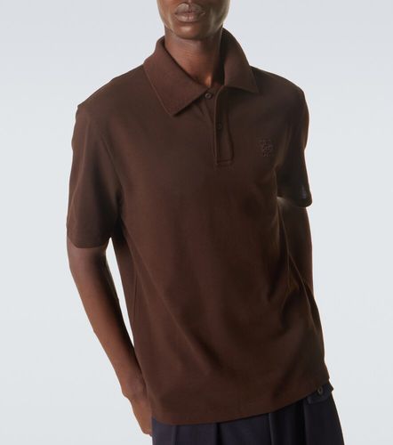 Polo de piqué de algodón con anagrama - Loewe - Modalova