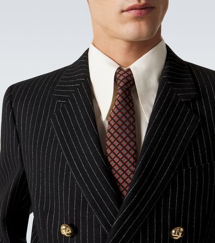 VLogo silk jacquard tie - Valentino Garavani - Modalova