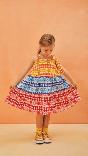 Fábula Vestido de algodón estampado - Fabula - Modalova