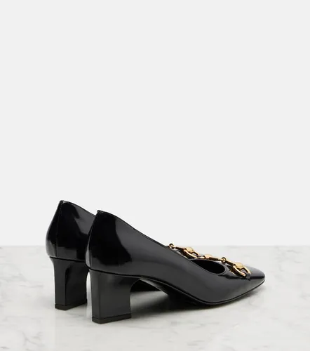 Signora 55 Horsebit leather pumps - Gucci - Modalova