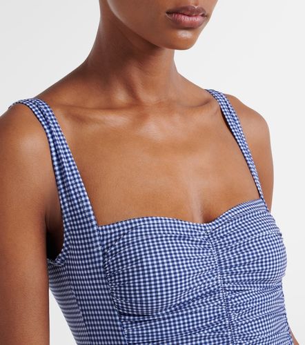 Gingham ruched swimsuit - Karla Colletto - Modalova