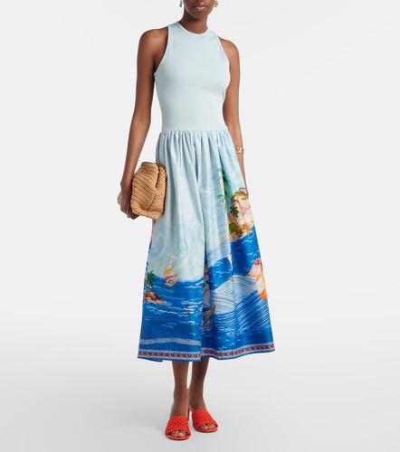 Alémais Vestido midi de algodón estampado - Alemais - Modalova