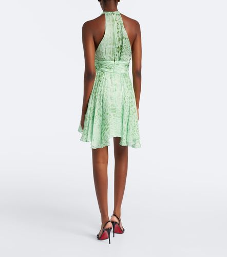 Printed silk minidress - Roberto Cavalli - Modalova