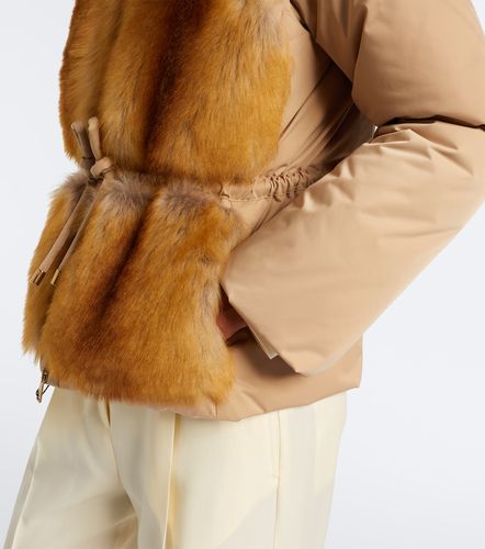 Daunenjacke Blaireau mit Shearling - Moncler - Modalova