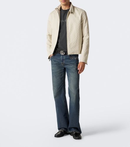 Camiseta de jersey de algodón con logo - Gucci - Modalova